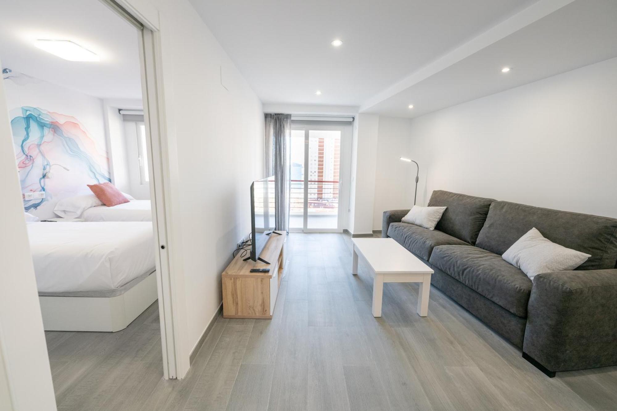 Apartamento Con Terraza A 1 Minuto De La Playa Benidorm Exterior foto